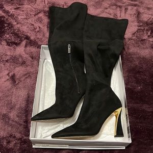 JLo Black Over the Knee Boot